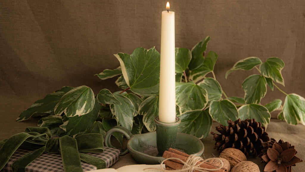 Festive Candleholders and Candles